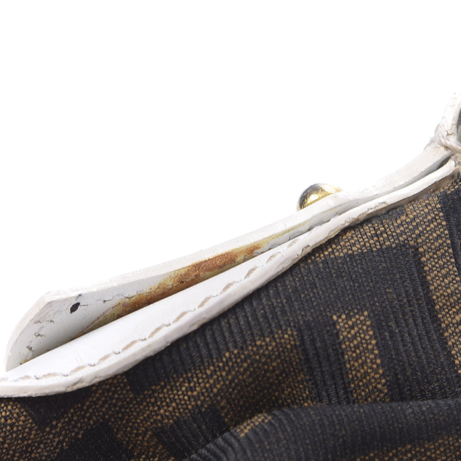 Fendi Zucca Mini Shoulder Bag Tobacco White 9 of 16