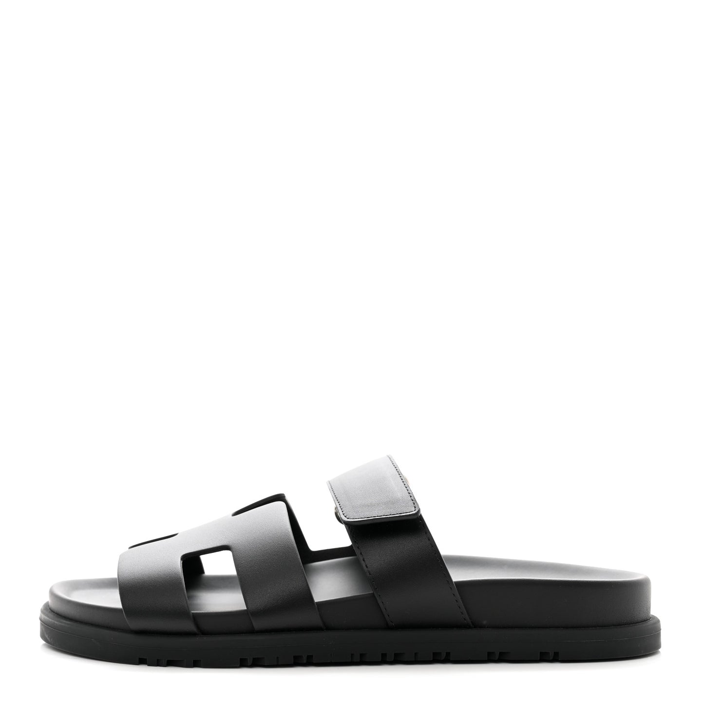 Calfskin Womens Chypre Sandals 37.5 Black