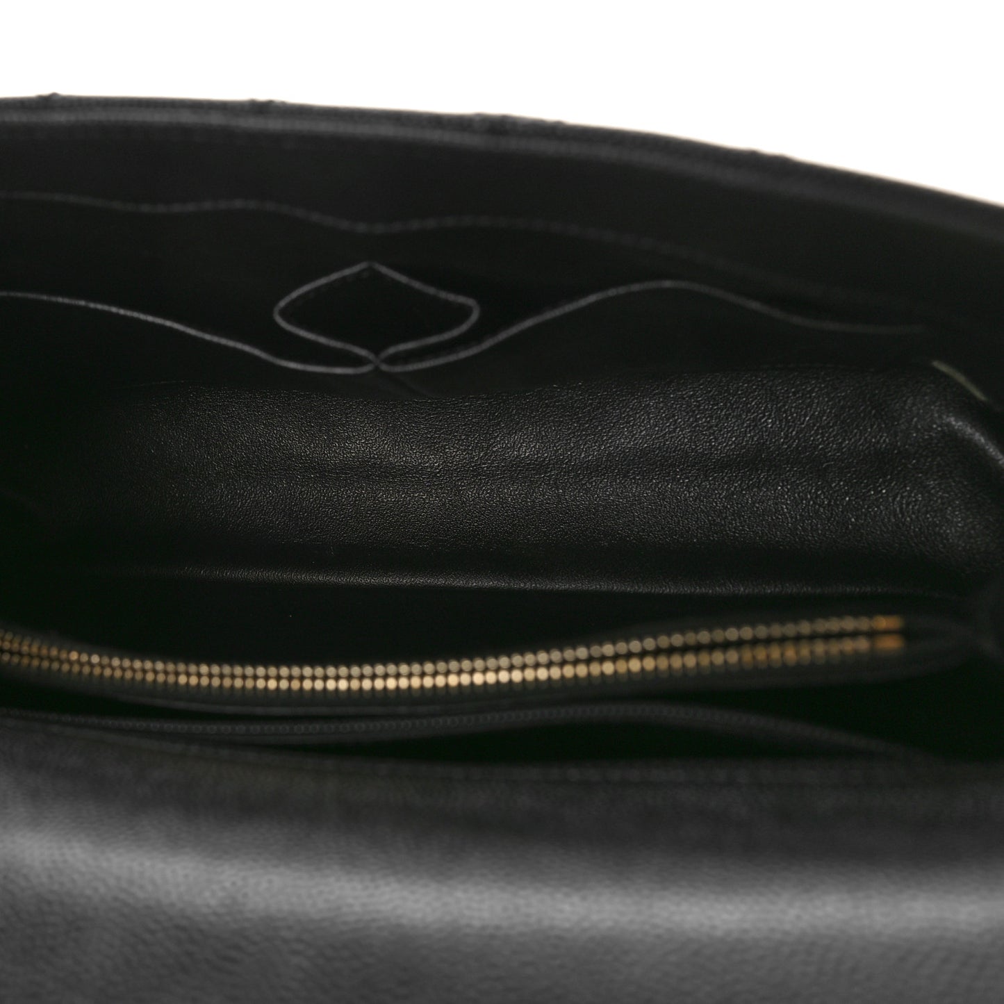 Caviar Lizard Quilted Small Coco Handle Flap Black