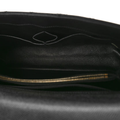 Chanel Caviar Lizard Quilted Small Coco Handle Flap Black 5 of 9