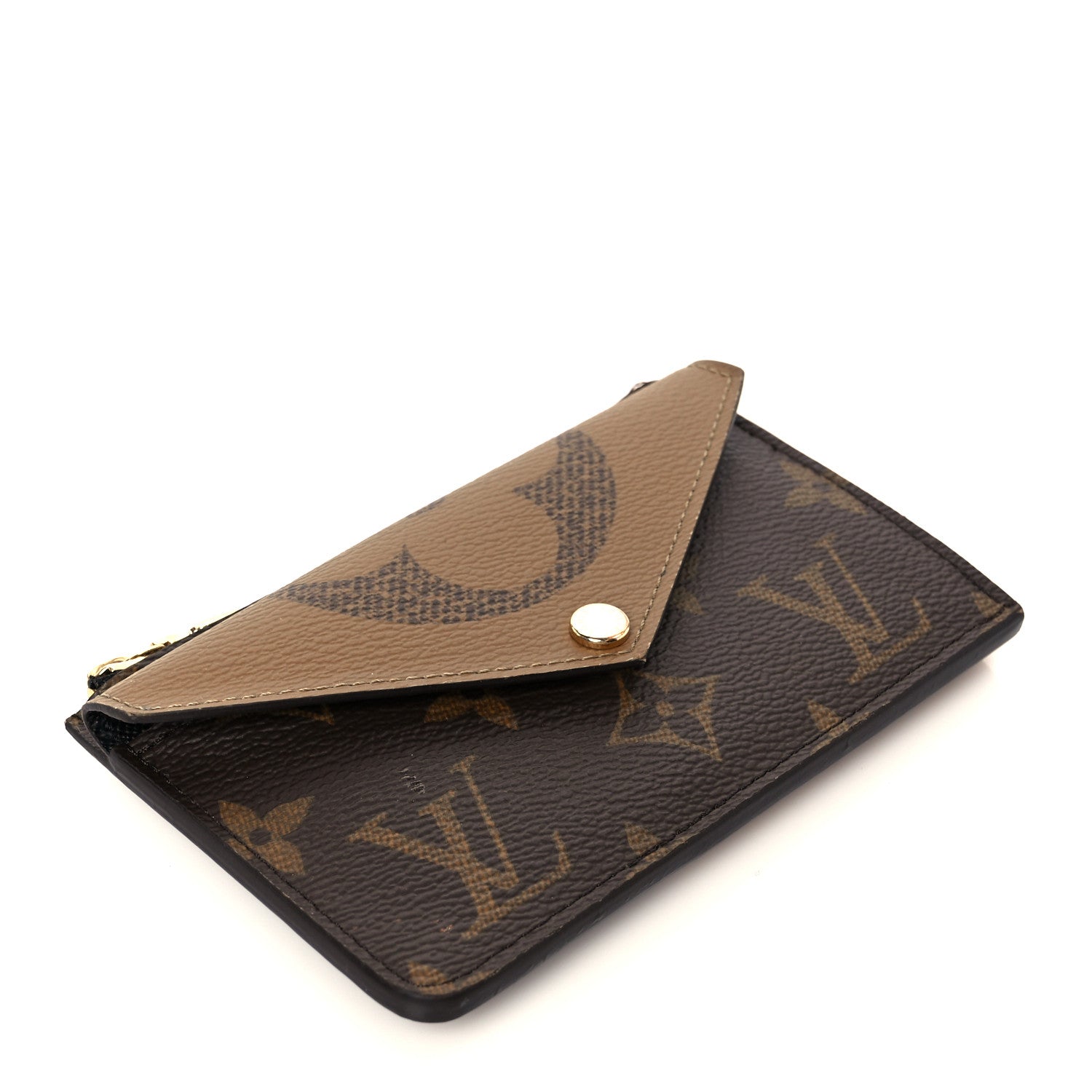 Louis Vuitton Reverse Monogram Recto Verso Card Holder Brown 4 of 9