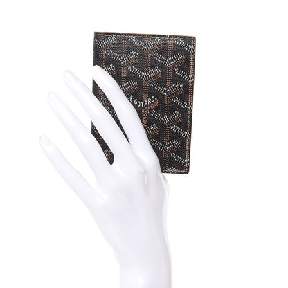Goyard Goyardine Saint Marc Folding Card Case Black Gold 2 of 7