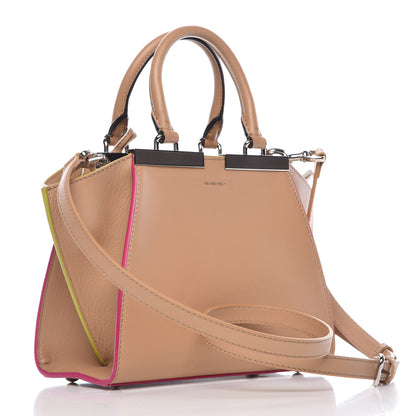 Fendi Vitello Dolce Mini 3Jours Tote Cuoio 3 of 10