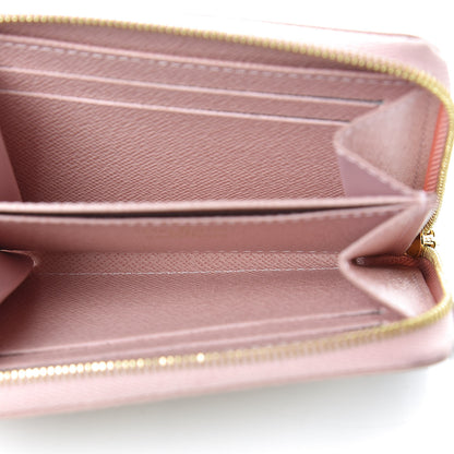 Louis Vuitton Damier Azur Zippy Coin Purse Rose Ballerine 5 of 6