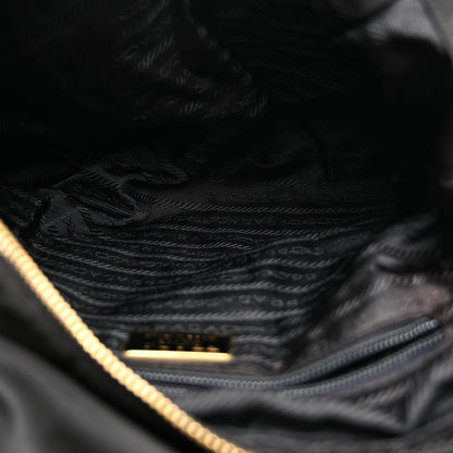 Prada Nylon Tessuto Impuntu Quilted Flap Shoulder Bag Black 5 of 10