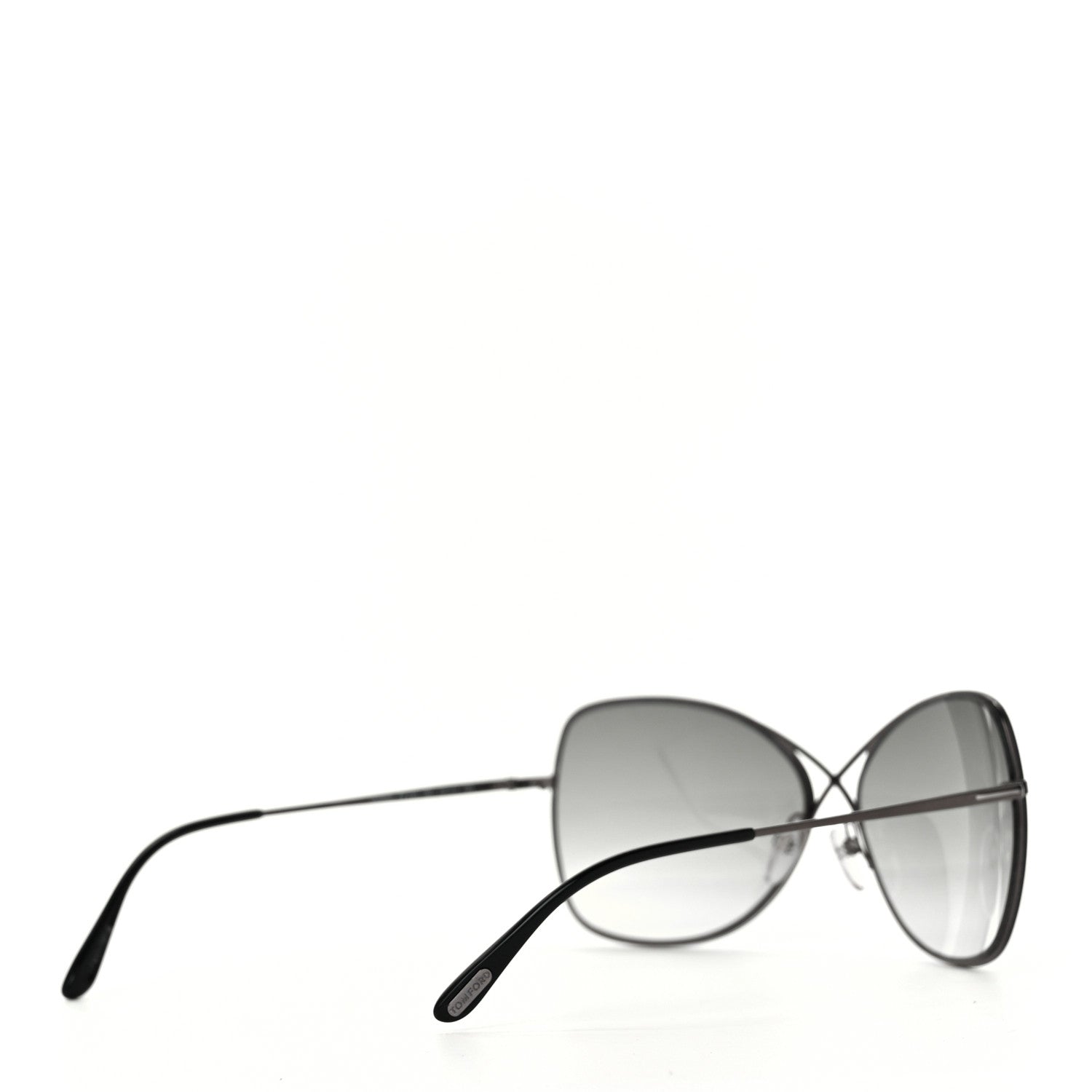 Tom Ford Colette Butterfly Sunglasses TF250 Gunmetal 4 of 9
