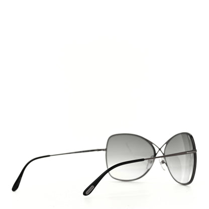 Tom Ford Colette Butterfly Sunglasses TF250 Gunmetal 4 of 9