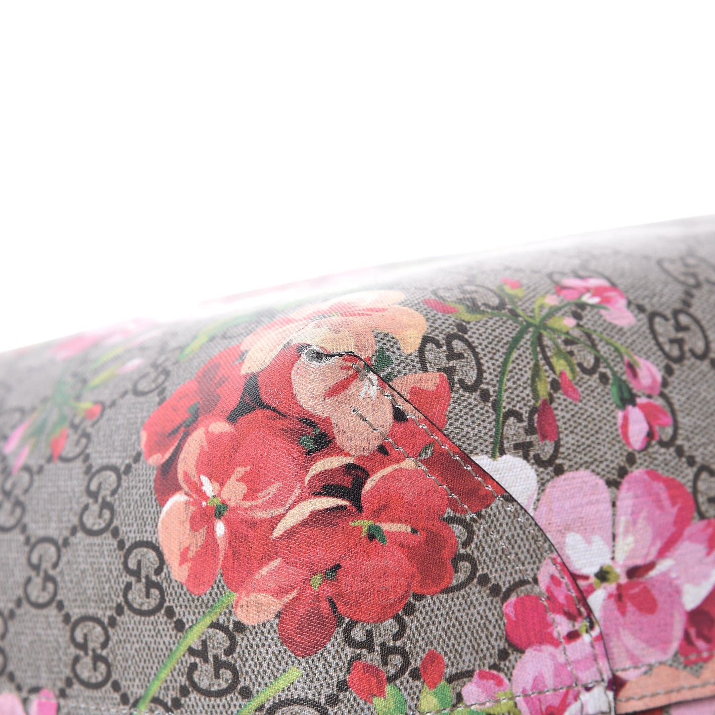 GG Supreme Monogram Blooms Large Reversible Tote Beige Multicolor Dry Rose