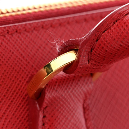Prada Saffiano Medium Galleria Double Zip Tote Fuoco 14 of 14