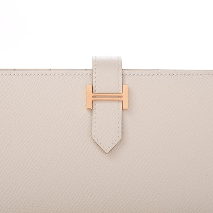 Hermes Epsom Bearn Gusset Wallet Craie 9 of 9