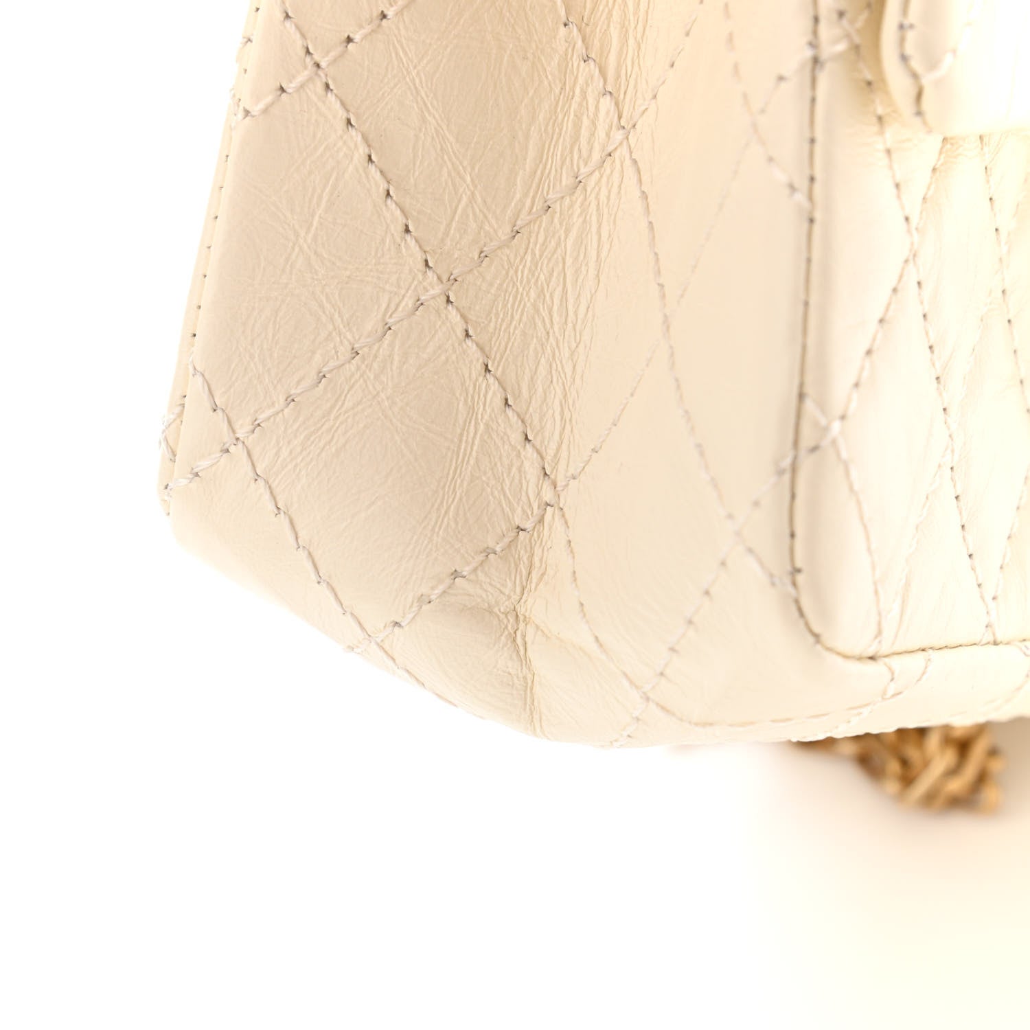 Chanel Aged Calfskin Quilted 2.55 Reissue Mini Flap White 6 of 11