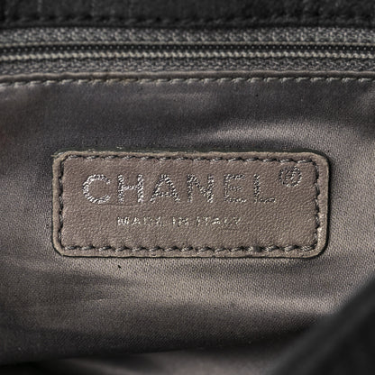 Chanel Crinkled Coated Canvas Quilted Flap Black 6 of 8