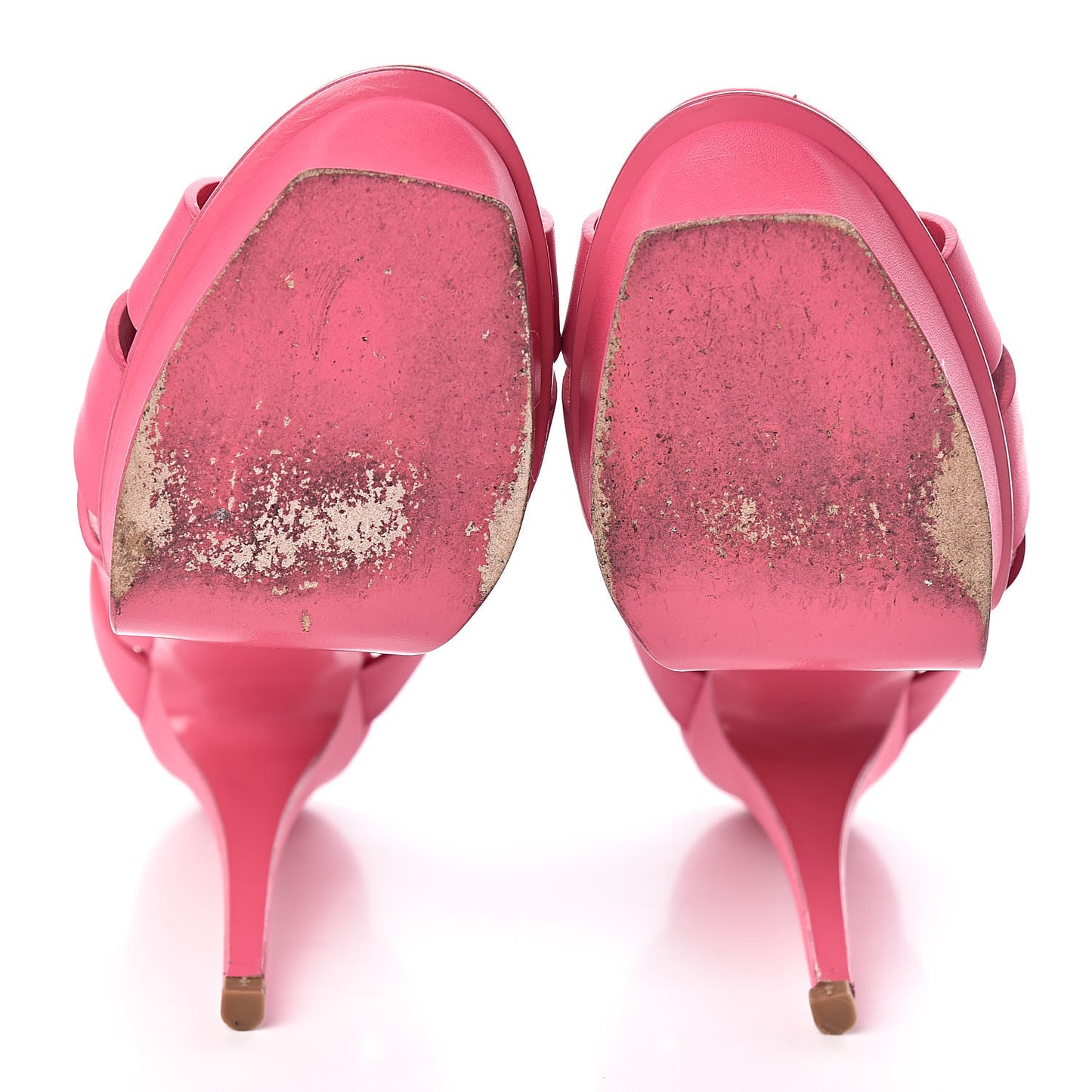 Calfskin Tribute 105 Platform Sandals 37.5 Rose Clair