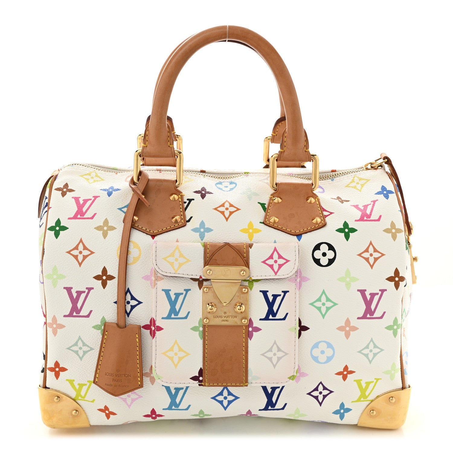 Louis Vuitton Monogram Multicolor Speedy 30 White 1 of 10