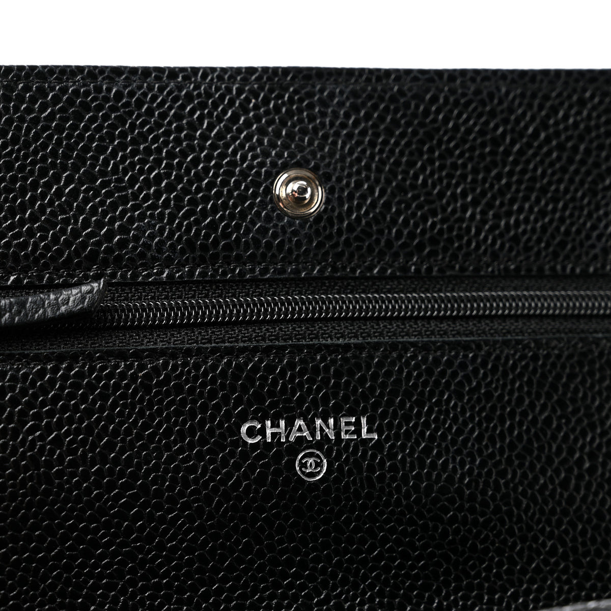 Chanel Caviar Quilted Wallet on Chain WOC Black 6 of 14