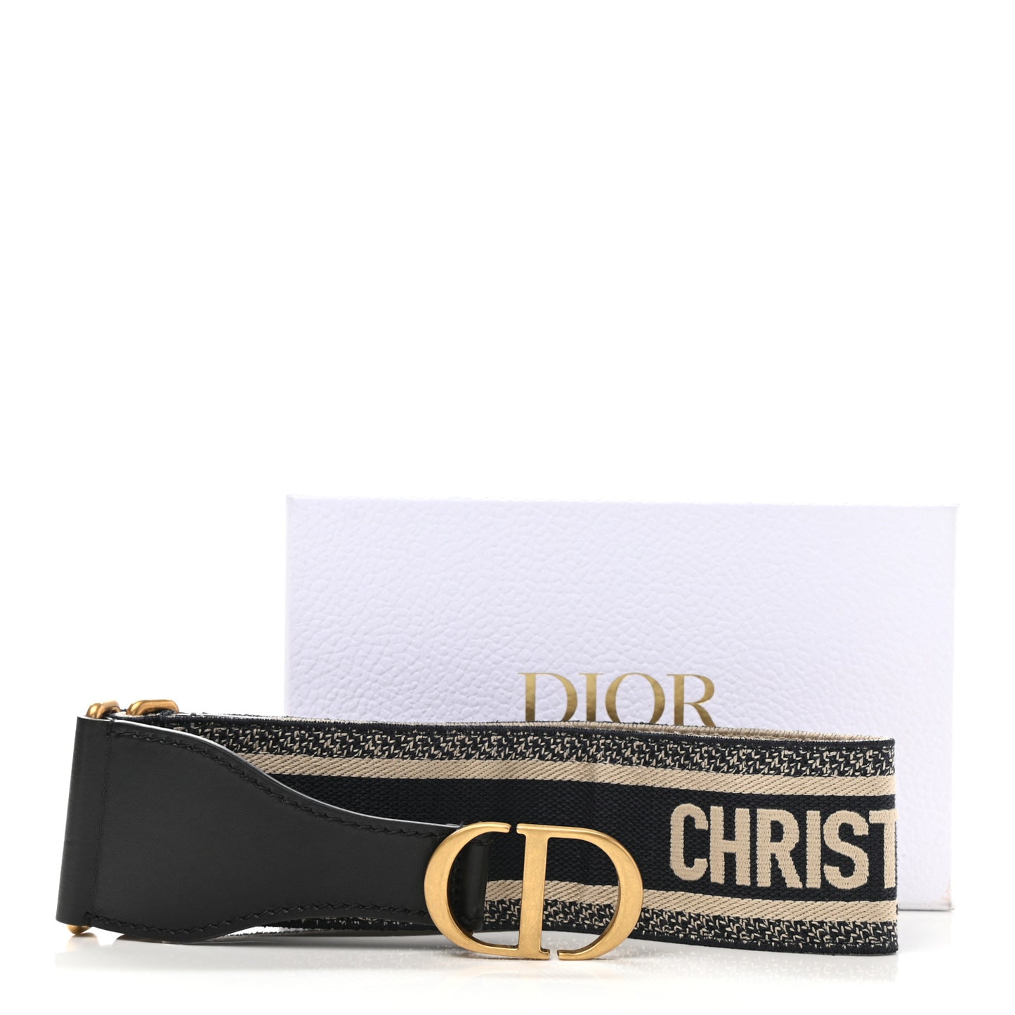 Canvas Embroidered Large Book Belt 85 34 Bleu