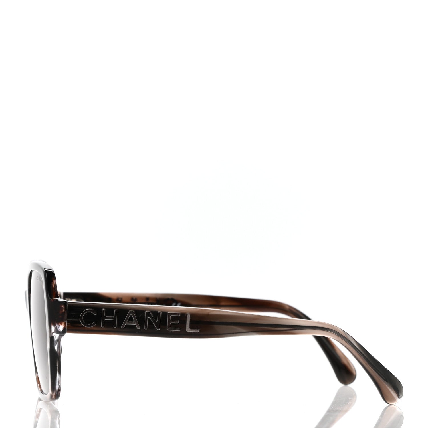 Chanel Acetate Square Sunglasses 5408-A Brown 3 of 7