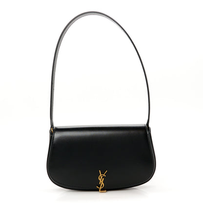 Saint Laurent Box Calfskin Mini Voltaire Shoulder Bag Black 1 of 12