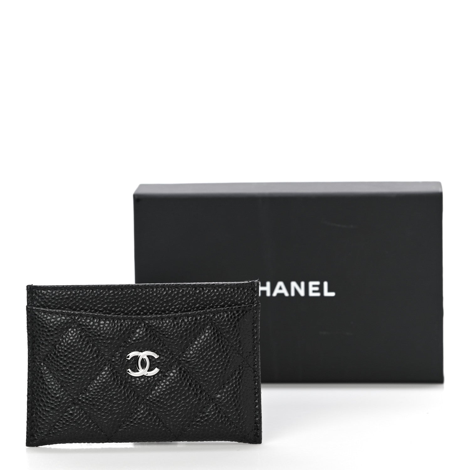 Chanel Caviar Quilted Card Holder Black 11 of 11