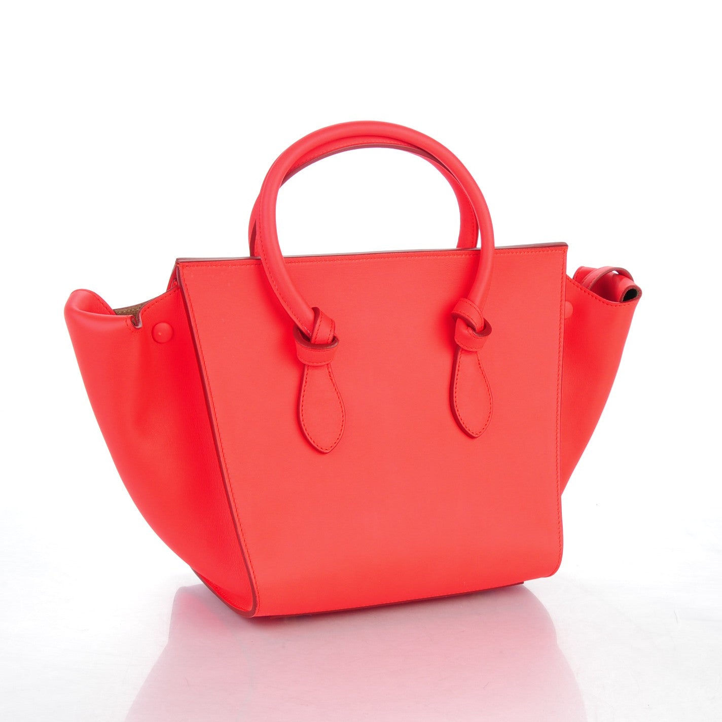 Celine Smooth Calfskin Mini Tie Knot Tote Alizarin 3 of 7