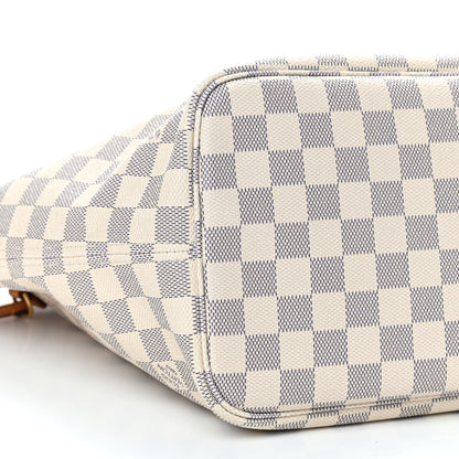 Louis Vuitton Damier Azur Neo Neverfull MM Rose Ballerine 10 of 11