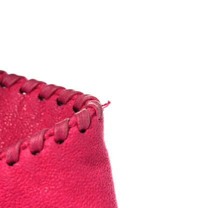 Stella McCartney Shaggy Deer Falabella Fold Over Tote Hot Pink 10 of 10