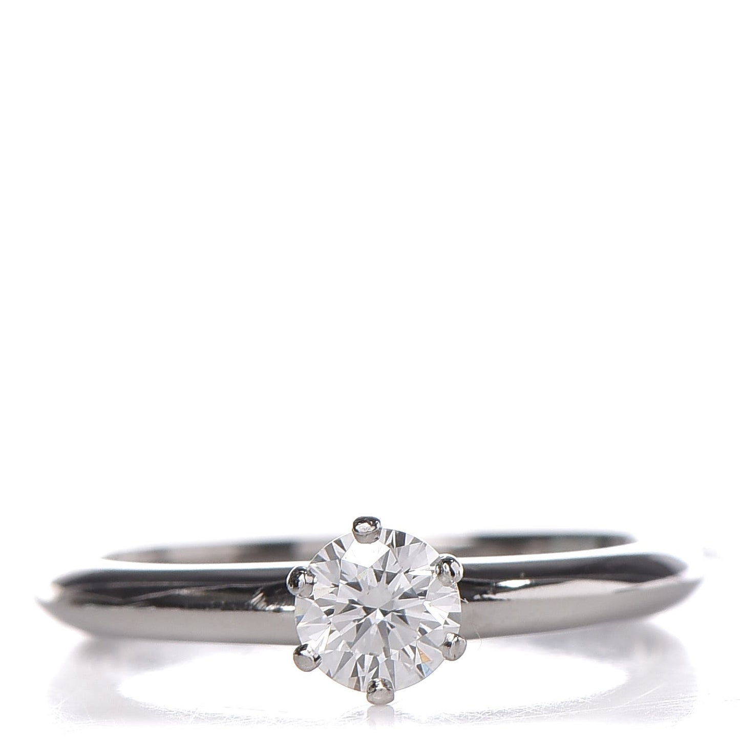 Platinum .33 Carat Diamond Engagement Ring 49.3 5