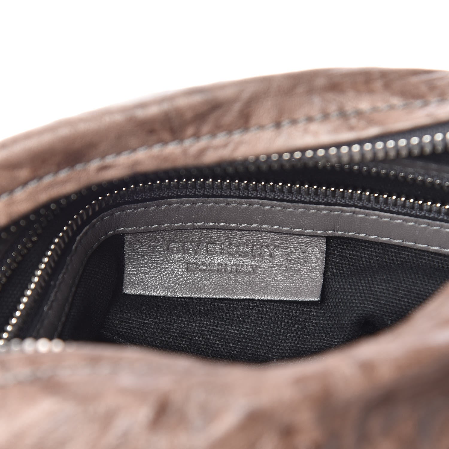 Givenchy Tumbled Sheepskin Small Pandora Charcoal 8 of 12