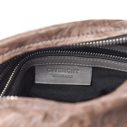 Givenchy Tumbled Sheepskin Small Pandora Charcoal 8 of 12