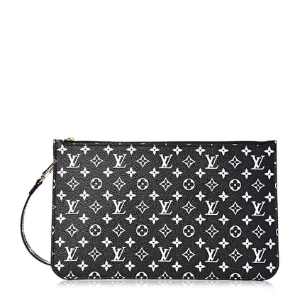 Louis Vuitton Monogram Giant Jungle Neverfull MM GM Pochette Black 1 of 8