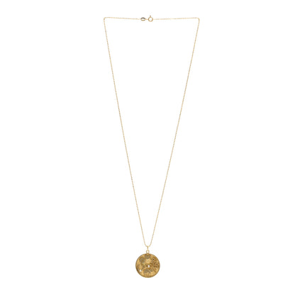 Jennifer Meyer 18K Yellow Gold Diamond Good Luck Pendant Necklace 3 of 4
