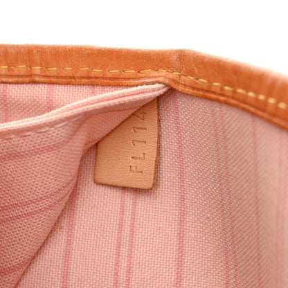 Louis Vuitton Damier Azur Neo Neverfull MM Rose Ballerine 7 of 16