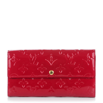 Louis Vuitton Vernis Sarah Wallet Pomme D'Amour 1 of 7