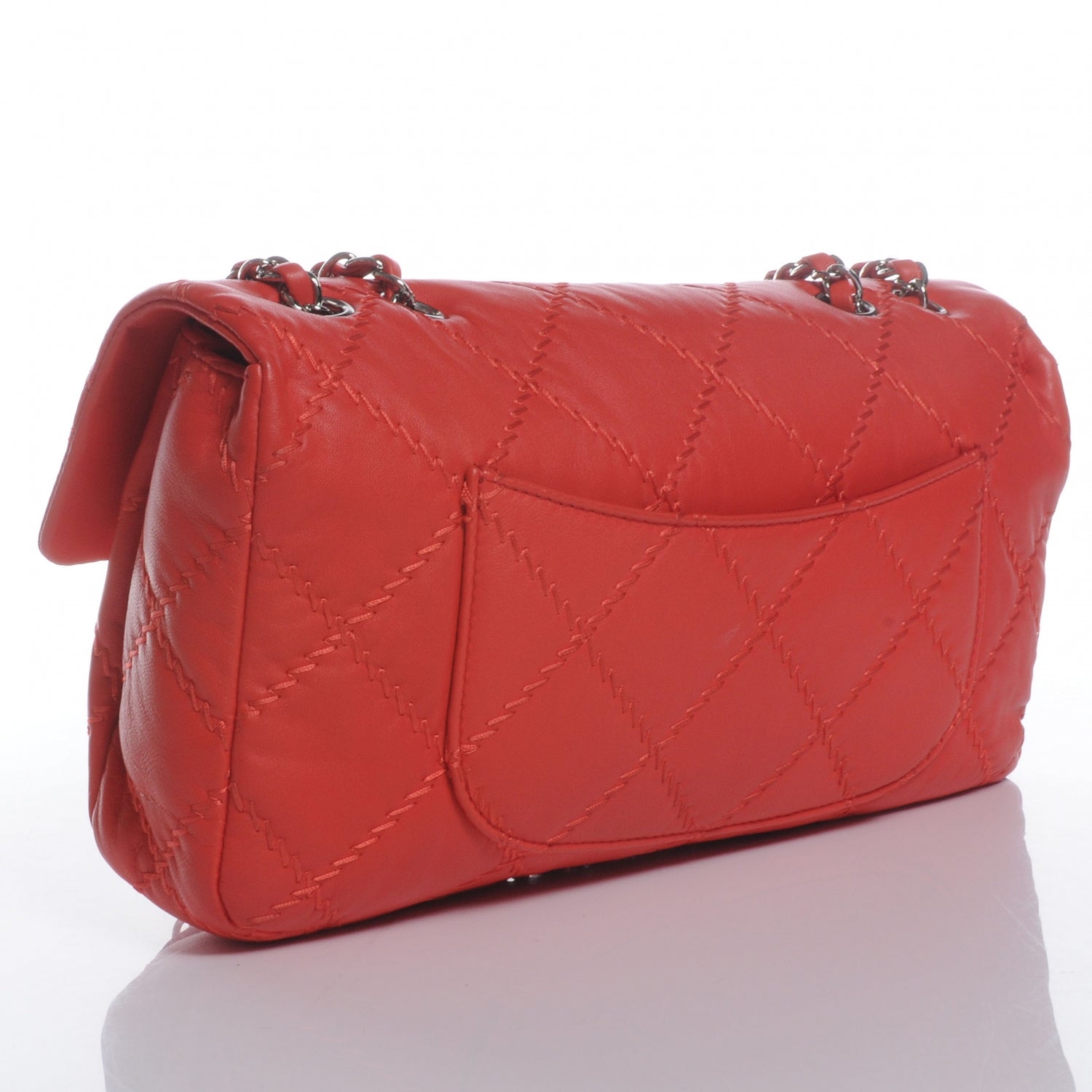 Chanel Calfskin Ultimate Stitch Flap Red 3 of 8