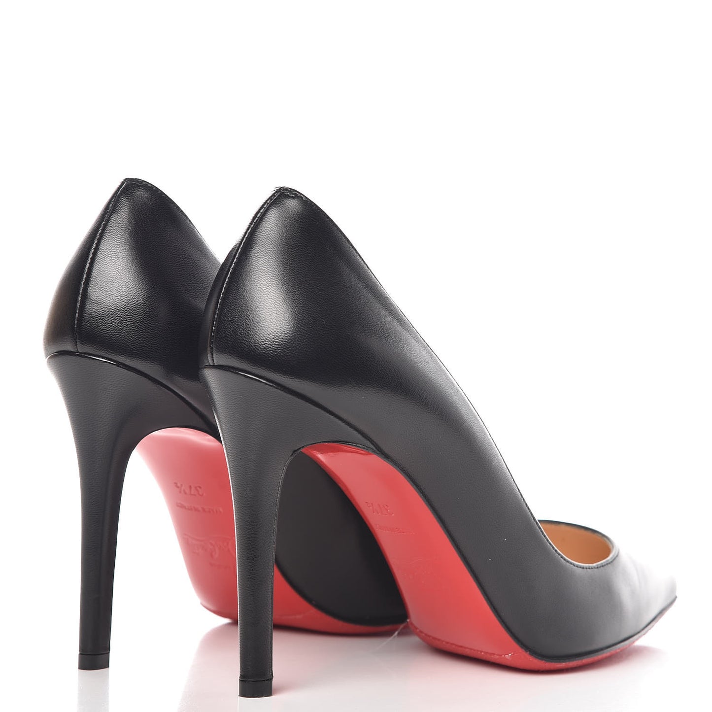 Shiny Nappa Pigalle 100 Pumps 37.5 Black