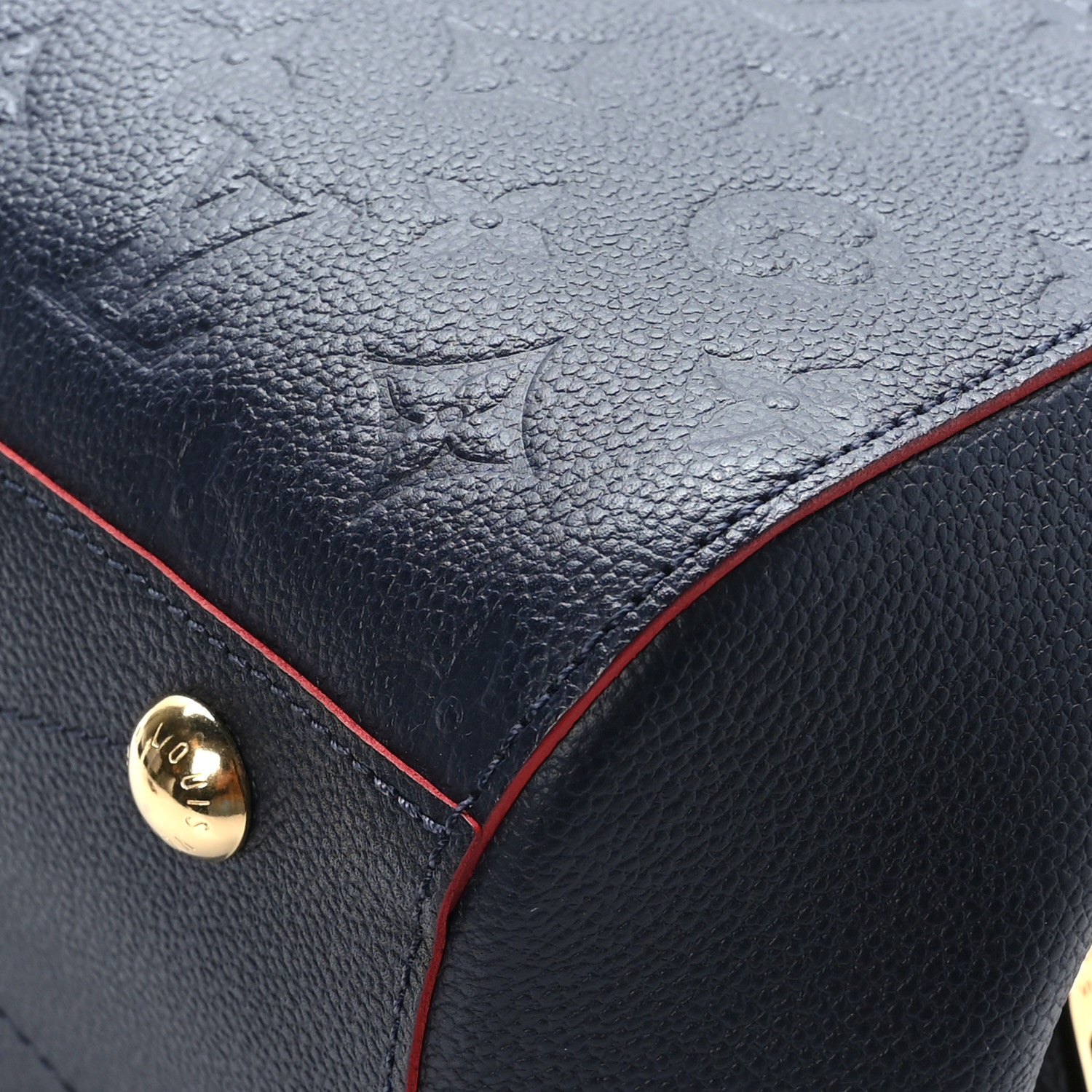 Louis Vuitton Empreinte Montaigne MM Marine Rouge 10 of 10