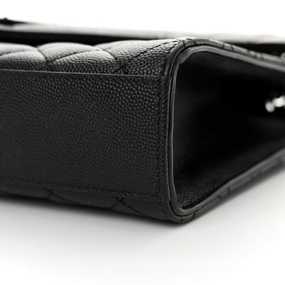 Saint Laurent Grain De Poudre Textured Mixed Matelasse Triquilt Medium Monogram Monochrome Satchel Black 10 of 14