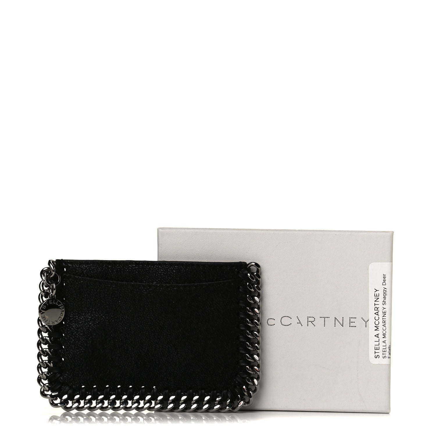 Stella McCartney Shaggy Deer Falabella Card Holder Black 11 of 11