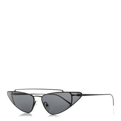 Prada Cat Eye Sunglasses SPR 63U Black 1 of 6