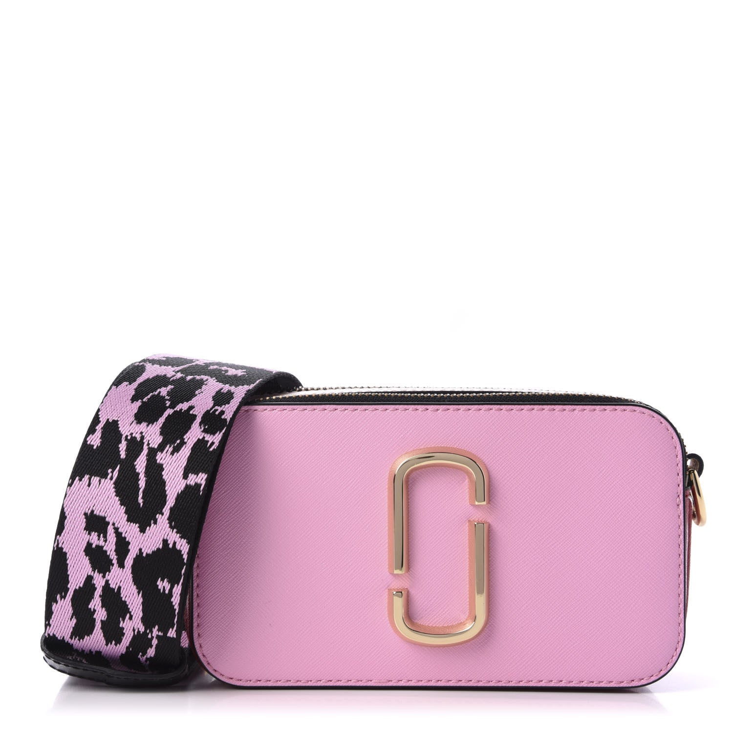 Marc Jacobs Saffiano Small Snapshot Camera Bag Pink Multicolor 1 of 10