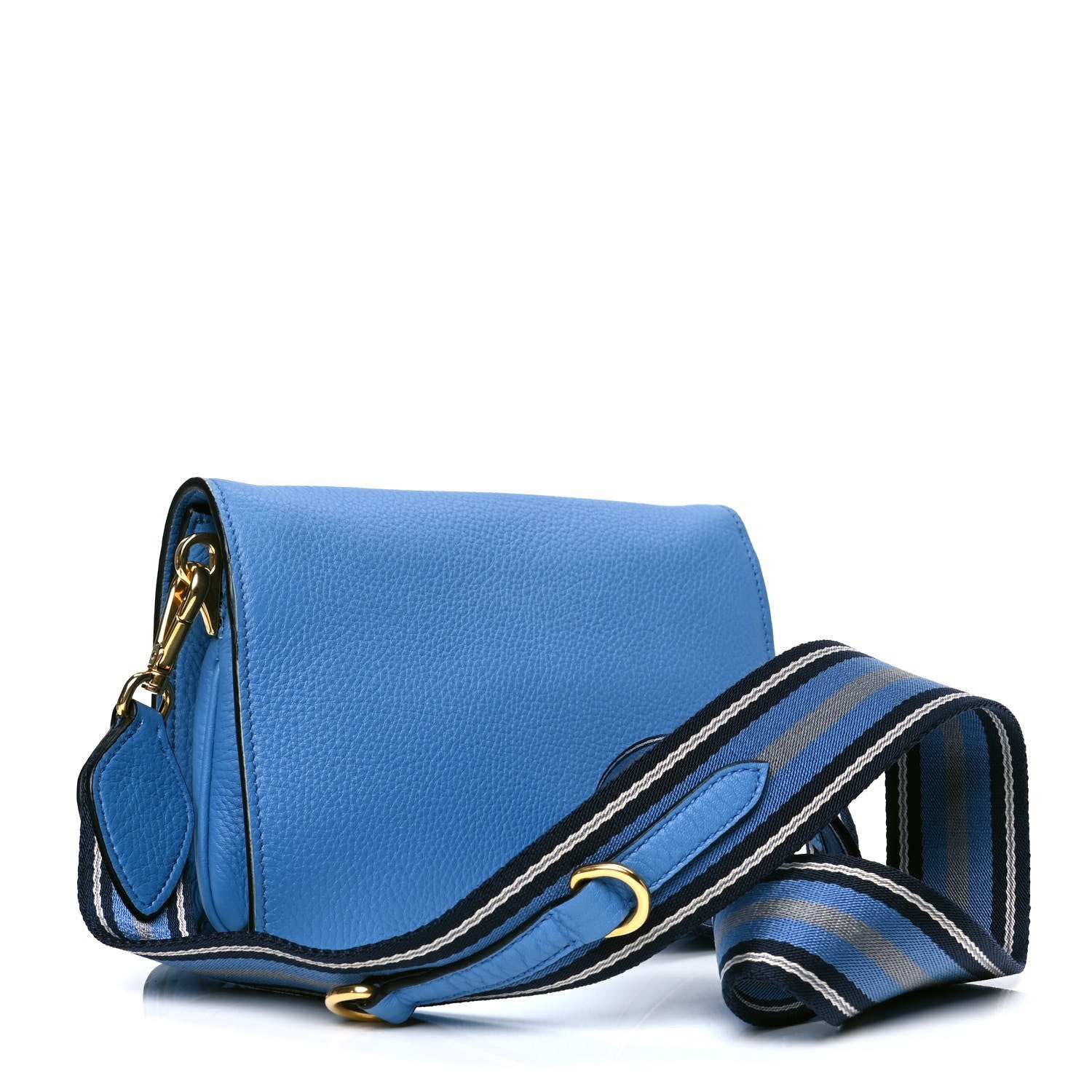 Prada Vitello Daino Flap Crossbody Mare 7 of 13