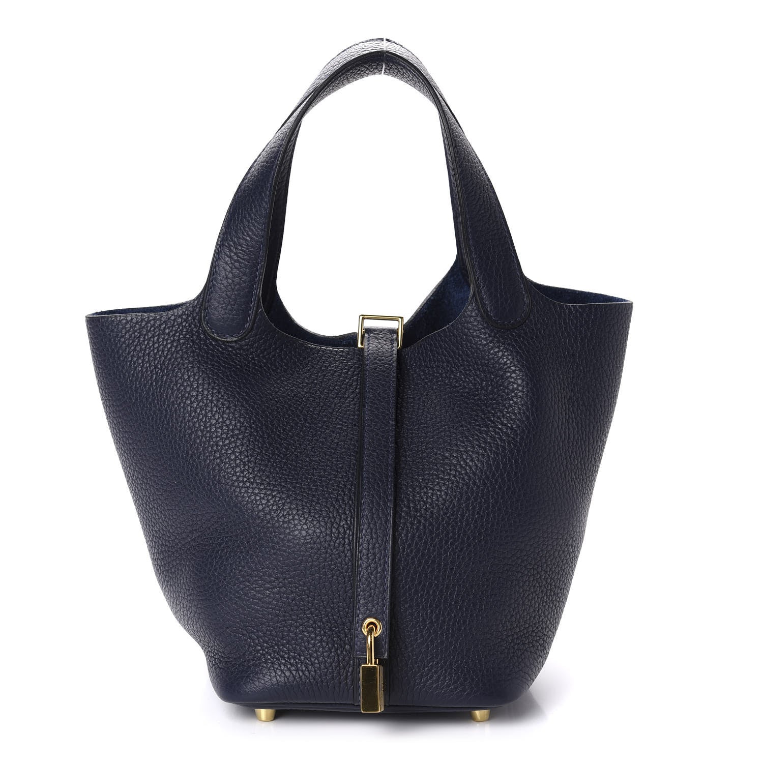 Hermes Taurillon Clemence Picotin Lock 18 PM Bleu Nuit 1 of 10