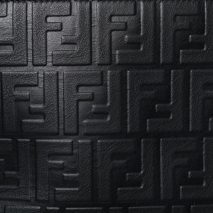 Fendi Vitello Grace FF 1974 Embossed Backpack Black 14 of 22