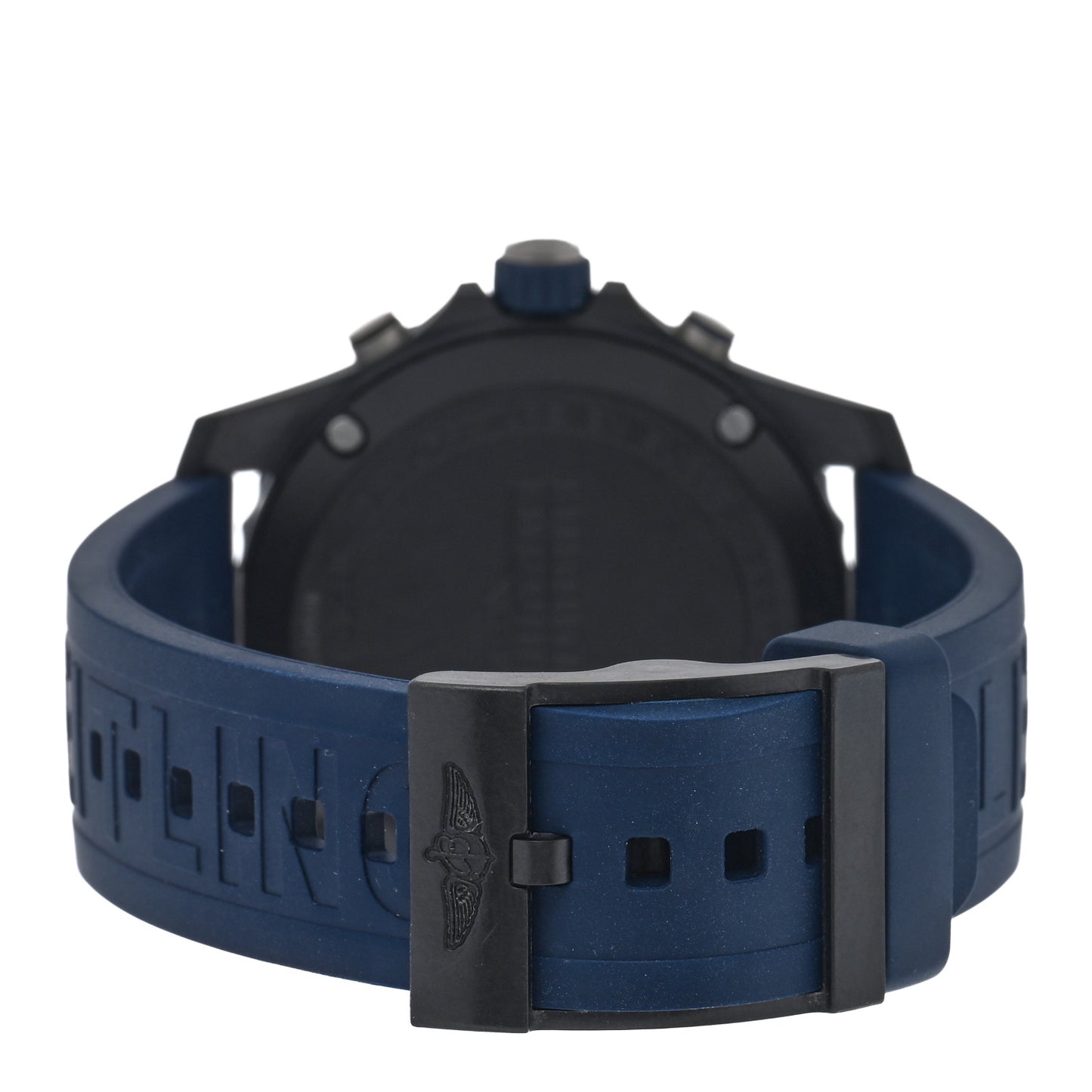 Breitlight Rubber 44mm Endurance Pro Chronograph Quartz Watch Black X82310