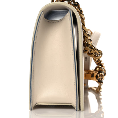 Alexander McQueen Calfskin Knuckle Shoulder Bag Off White 14 of 16