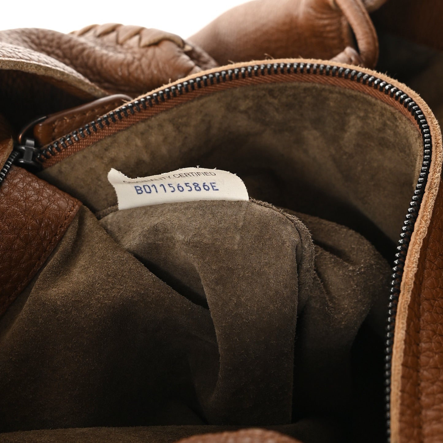 Cervo Deerskin Large Hobo Brown