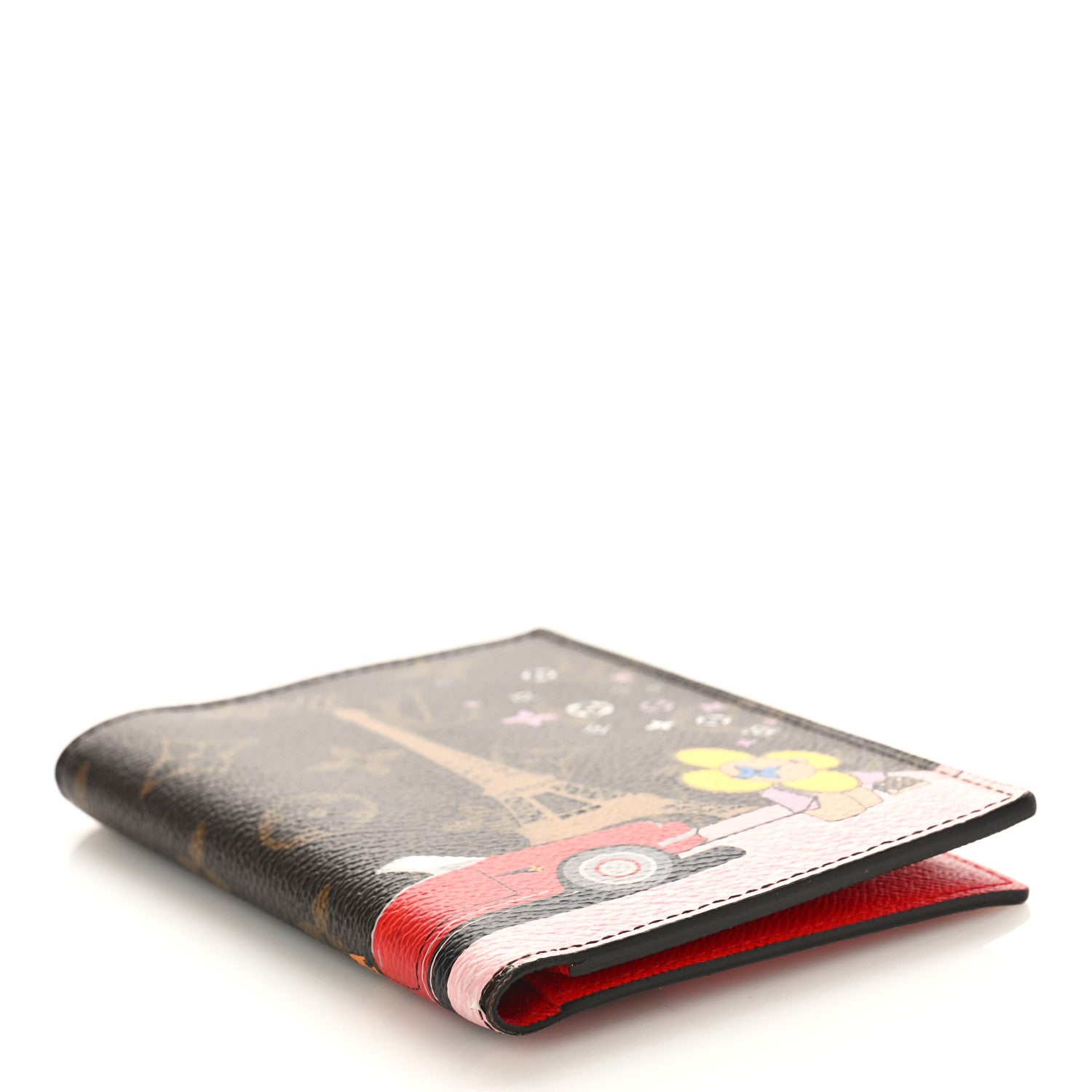 Louis Vuitton Monogram 2019 Christmas Animation Passport Cover Rouge 4 of 6