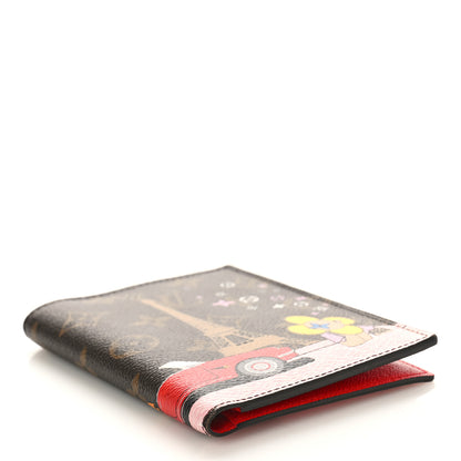 Louis Vuitton Monogram 2019 Christmas Animation Passport Cover Rouge 4 of 6