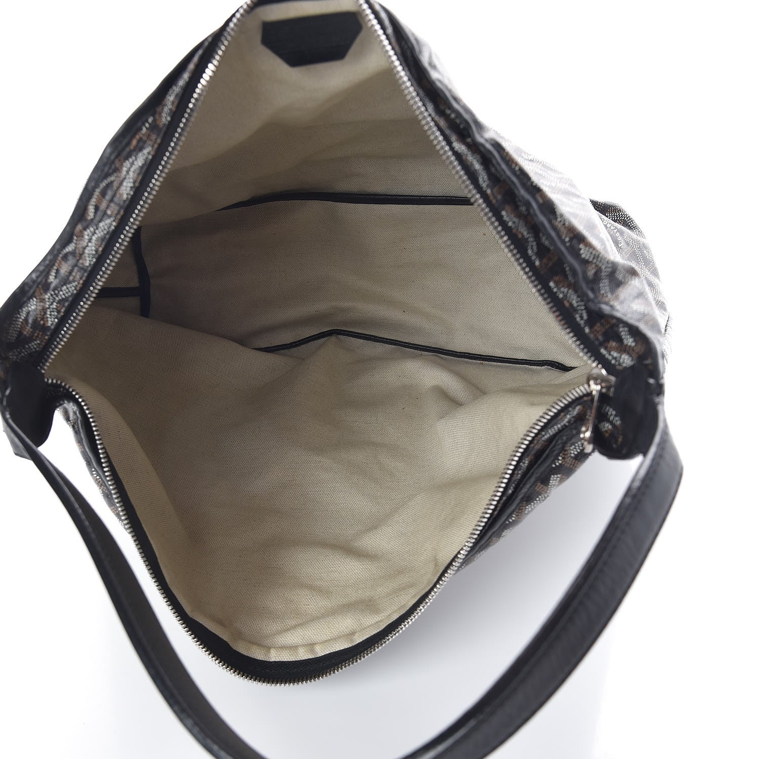 Goyard Goyardine Fidji Zip Hobo Black 5 of 9