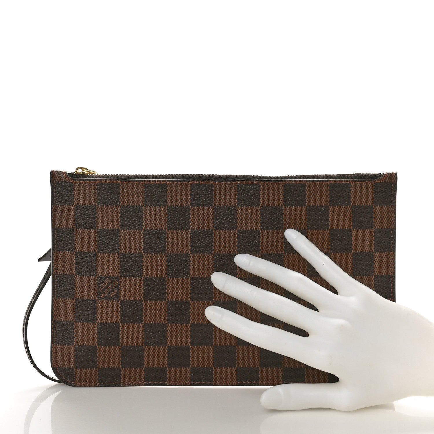 Louis Vuitton Damier Ebene Neverfull MM GM Pochette 2 of 8